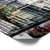 アムステルダムカナルハウシズ写真 ポスター (角)