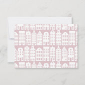 アムステルダムカナルハウシズ結婚オランダズマルサラ 出欠カード (裏面)