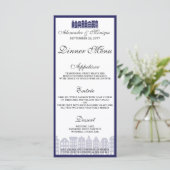 アムステルダムカナルハウズオランダ結婚ズディナーメニュー メニュー (スタンド正面)