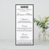 アムステルダムカナルハウズオランダ結婚ズディナーメニュー メニュー (スタンド正面)