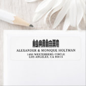 アムステルダムカナルローハウシズオランダ差出人住所 ラベル (インサイチュ)