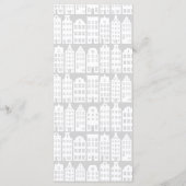 アムステルダムカナルローハウシズオランダ結婚式 プログラム (裏面)