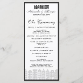 アムステルダムカナルローハウシズオランダ結婚式 プログラム