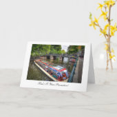 アムステルダムカナル、おめでとうございますプロモーション カード (黄色い花)