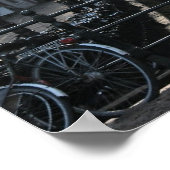 アムステルダムキャナルバイクチャーチホランドフォトポスター ポスター (角)