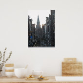 アムステルダムキャナルバイクチャーチホランドフォトポスター ポスター (キッチン)