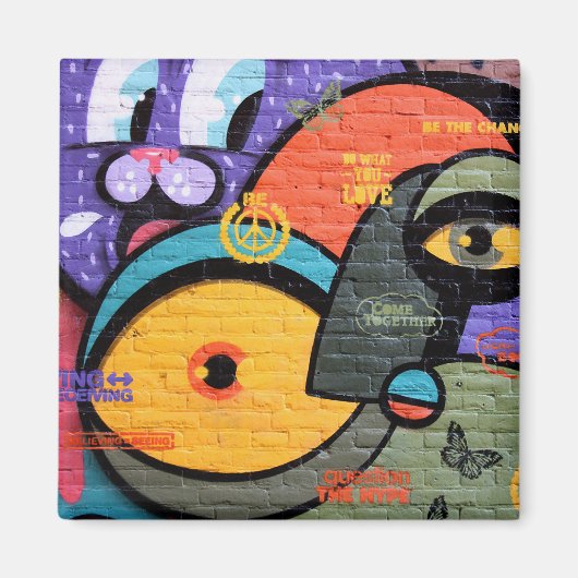 アムステルダムグラフィティ マグネット (正面)