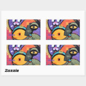 アムステルダムグラフィティ 長方形シール (シート)