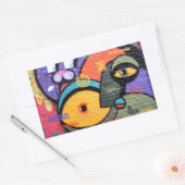 アムステルダムグラフィティ 長方形シール (封筒)