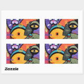 アムステルダムグラフィティ 長方形シール (シート)