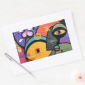 アムステルダムグラフィティ 長方形シール (封筒)