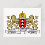 アムステルダムコートオブアームズ ポストカード (正面)