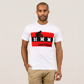 アムステルダムサイクリングオス Tシャツ (正面フル)
