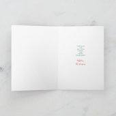 アムステルダムシティインザスノークリスマスイラストレーション シーズンカード (内部)