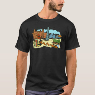 アムステルダムシティオランダお土産男性へ女性 Tシャツ