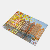 アムステルダムシティカナルドアカラフルマット ドアマット (アングル)