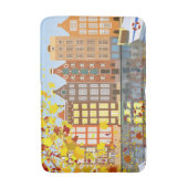 アムステルダムシティカナルバスカラフルマット バスマット (正面縦)