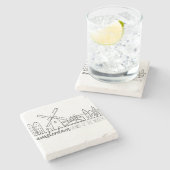 アムステルダムスカイライン ストーンコースター (横)