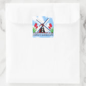 アムステルダムステッカー スクエアシール (バッグ)