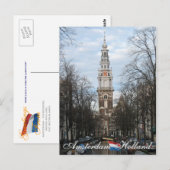 アムステルダムズイダーケルクホランドポストカード ポストカード (正面/裏面)