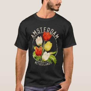 アムステルダムチューリップフェスティバルザオランダバルブ Tシャツ