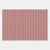 アムステルダムチューリップムシャムースディティパターン（の模様が）あるー ラッピングペーパーシート (正面3)