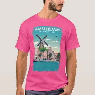 アムステルダムトラベル Tシャツ
