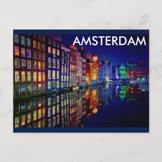 アムステルダムナイト ポストカード (正面)