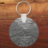 アムステルダムバイクデザインキーチェーン キーホルダー (正面)