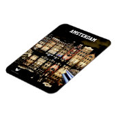 アムステルダムバイナイト – 冷蔵庫用マグネット マグネット (左側)