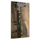 アムステルダムフィッシャーマンズハーバーストームバイビンセントゴッホ クリップボード (右)