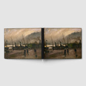 アムステルダムフィッシャーマンズハーバーストームバイビンセントゴッホ ゲストブック (全面)