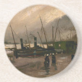 アムステルダムフィッシャーマンズハーバーストームバイビンセントゴッホ コースター (正面)