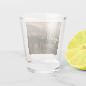 アムステルダムフィッシャーマンズハーバーストームバイビンセントゴッホ ショットグラス (裏面)