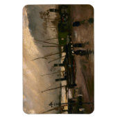 アムステルダムフィッシャーマンズハーバーストームバイビンセントゴッホ マグネット (縦)