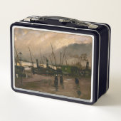 アムステルダムフィッシャーマンズハーバーストームバイビンセントゴッホ メタルランチボックス (裏面)