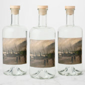 アムステルダムフィッシャーマンズハーバーストームバイビンセントゴッホ リキュールボトルラベル (ボトル)