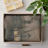 アムステルダムフィッシャーマンズハーバーストームバイビンセントゴッホ 薄葉紙 (ギフト)