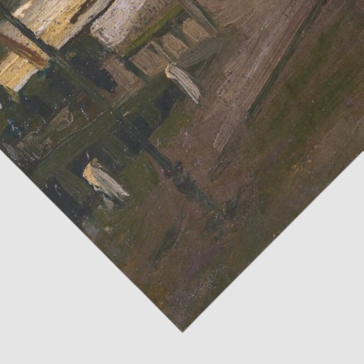 アムステルダムフィッシャーマンズハーバーストームバイビンセントゴッホ 薄葉紙 (詳細)