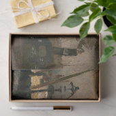 アムステルダムフィッシャーマンズハーバーストームバイビンセントゴッホ 薄葉紙 (ギフト)