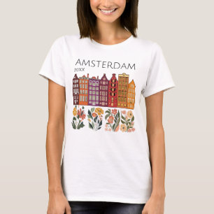 アムステルダムフローラカナルハウシズ Tシャツ