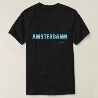 アムステルダムプライドトランスジェンダー国旗Tシャツ Tシャツ