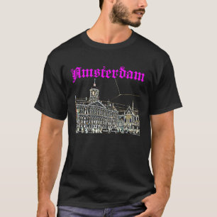 アムステルダムホランドオランダトラベル王室のパレス Tシャツ