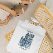 アムステルダムホランドヴィンテージオランダ通りトラベルアート トートバッグ