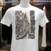 アムステルダムホランドヴィンテージカナルハウズトラベル Tシャツ