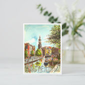 アムステルダムホランドヴィンテージ旅行はがき ポストカード (スタンド正面)