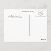 アムステルダムポストカード ポストカード (裏面)