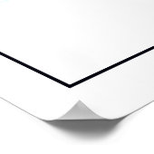 アムステルダムマッププリント – アムステルダムブラック&ホワイトマップ ポスター (角)