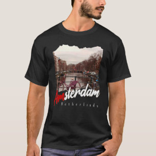 アムステルダムヴィンテージオランダホランドアムステルド Tシャツ