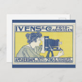 アムステルダムヴィンテージ写真ポスター ポストカード (正面/裏面)